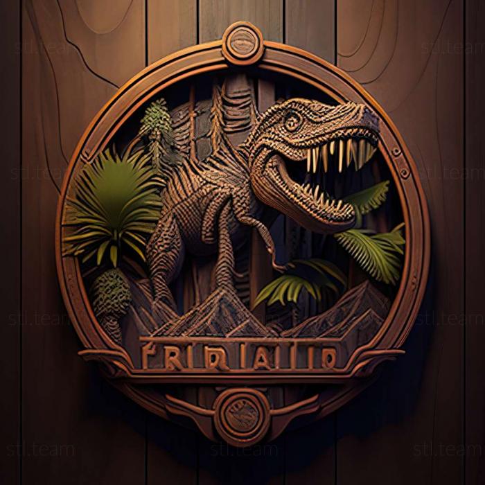 3D model Jurassic Park Interactive game (STL)